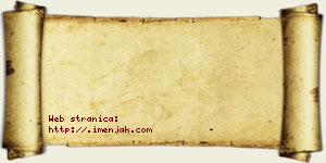 Jovana Zarić vizit kartica